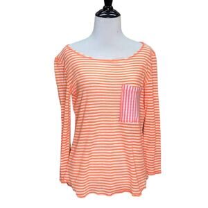 Claeson Striped Pocket Tee NWT